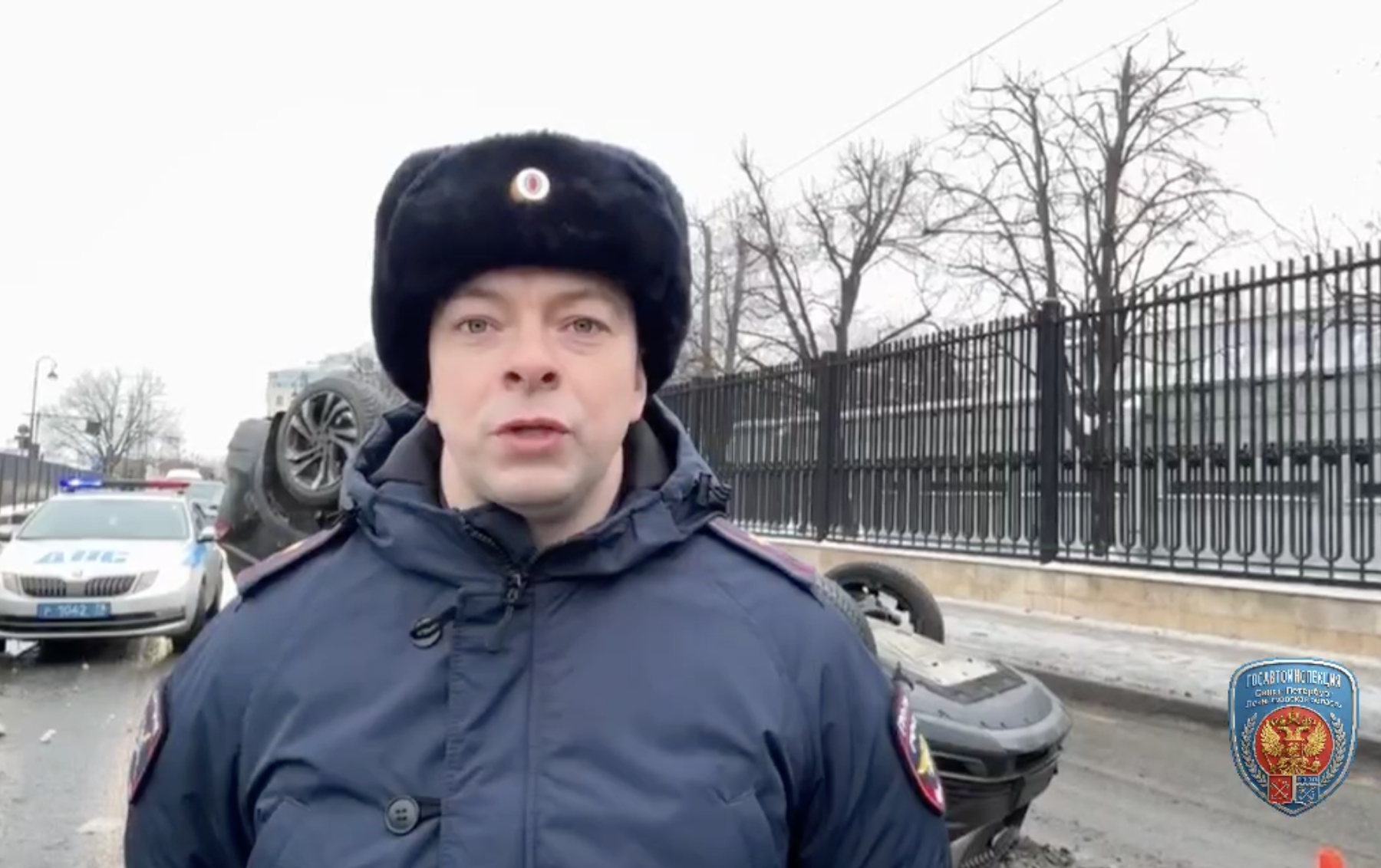 Пенсионер и школьник в больнице после ДТП с «перевертышем» на Петроградке