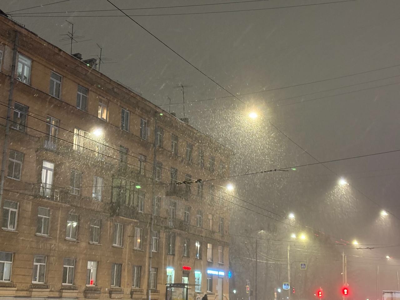 В Петербурге 26 декабря ожидается мокрый снег и ветер до 17 м/с
